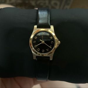 Black and gold Marc by Marc Jacobs watch